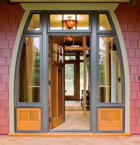 windows by the front door